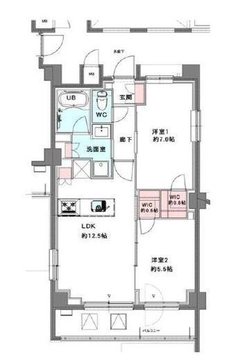 スプリングスクエア永福 305 間取り図