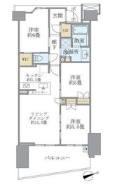 ブリリアシティ横浜磯子 4階 間取り図