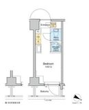 TOMORE田端 202 間取り図