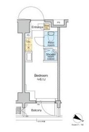 TOMORE田端 204 間取り図