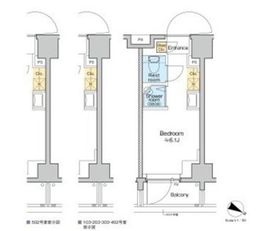 TOMORE田端 205 間取り図