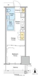 プラウドフラット四谷三丁目 504 間取り図