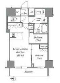 ACP Residence錦糸町 802 間取り図