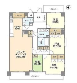 藤和目黒ホームズ 2階 間取り図