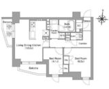 プラネソシエプラス旗の台 301 間取り図