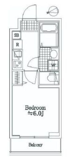 ラフィスタ宮崎台 2階 間取り図