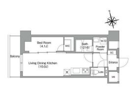 コンフォリア・リヴ南砂町EAST 1103 間取り図