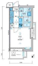 リヴシティ駒沢大学 13階 間取り図