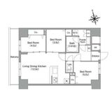 コンフォリア・リヴ南砂町EAST 310 間取り図