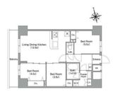 コンフォリア・リヴ南砂町EAST 309 間取り図