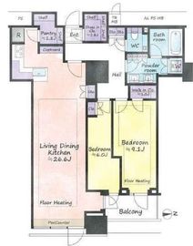 三田ガーデンヒルズ EAST HILL 10階 間取り図