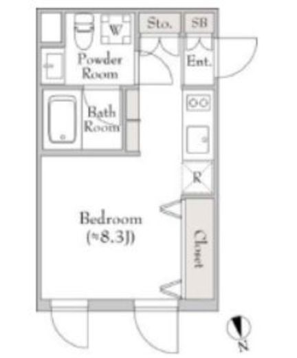 テラブリック南大井 101 間取り図