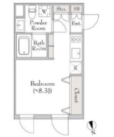 テラブリック南大井 101 間取り図