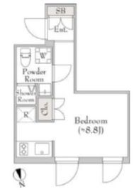 テラブリック南大井 102 間取り図
