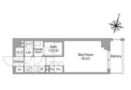 コンフォリア・リヴ南六郷 312 間取り図