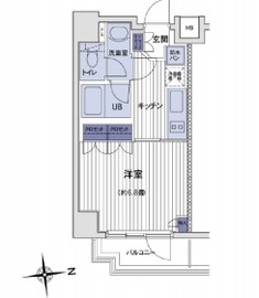 コンフォリア三田トロワ 204 間取り図