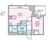 クレストコート旗の台 305 間取り図