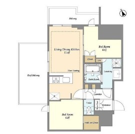 オアーゼ日暮里レジデンス 1013 間取り図