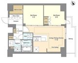 オアーゼ日暮里レジデンス 1302 間取り図