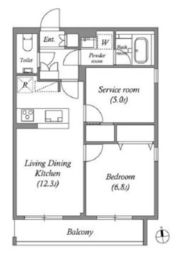 オーパスホームズ武蔵小金井 204 間取り図