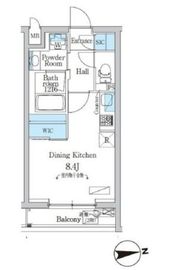 デュオフラッツ千歳船橋 208 間取り図