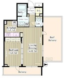 ラグゼガーデン松原 302 間取り図