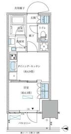 パークアクシス西大島コンフォートスクエア 933 間取り図