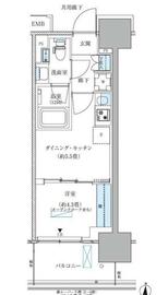 パークアクシス西大島コンフォートスクエア 909 間取り図