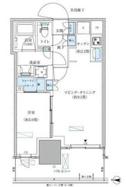 パークアクシス西大島コンフォートスクエア 928 間取り図