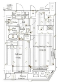 ガリシアヒルズ西麻布WEST 13階 間取り図