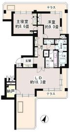 広尾ガーデンヒルズ 7階 間取り図