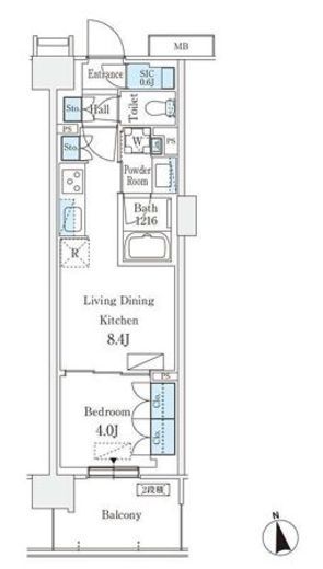 スカイグランデ津田沼 921 間取り図