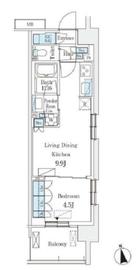 スカイグランデ津田沼 1018 間取り図