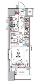 ラクラス横浜 609 間取り図