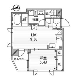 クリオ渋谷ラ・モード 310 間取り図