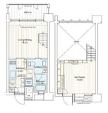 ドゥーエ新丸子 707 間取り図