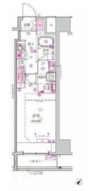 ベルシード西巣鴨 9階 間取り図