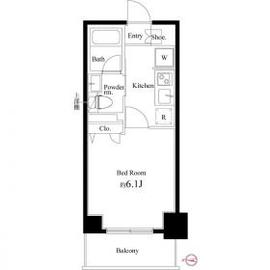Court Blanche 413 間取り図