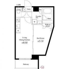 Court Blanche 415 間取り図