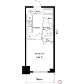 Court Blanche 614 間取り図