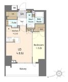 ザ・パークハウス品川荏原中延 10階 間取り図