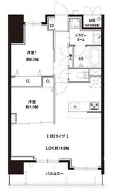 GRAND FARO元住吉 (グランファーロ元住吉) 1101 間取り図