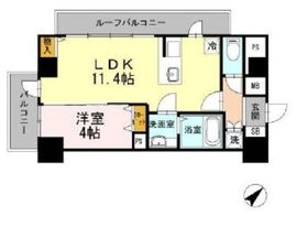 JP noie 早稲田 (ジェーピーノイエ早稲田) 805 間取り図