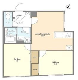 タスキsmart新大塚Ⅲ 101 間取り図