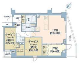 ディアナコート小石川播磨坂レジデンス 4階 間取り図