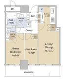 パークタワー西新宿 18F1 間取り図