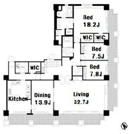 城山トラストコート E812 間取り図