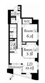 プライムアーバン日本橋大伝馬町 1304 間取り図