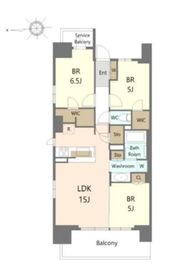 シティテラス川崎鈴木町グランドシーズンズ 15階 間取り図