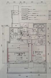 パークコート浜離宮ザ・タワー 21階 間取り図
